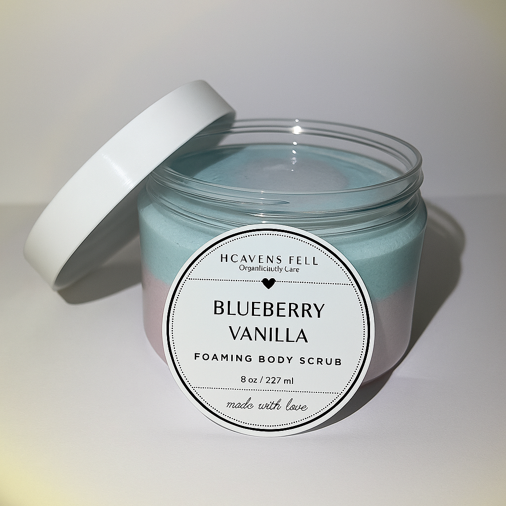 Blueberry Vanilla Foaming Body Scrub