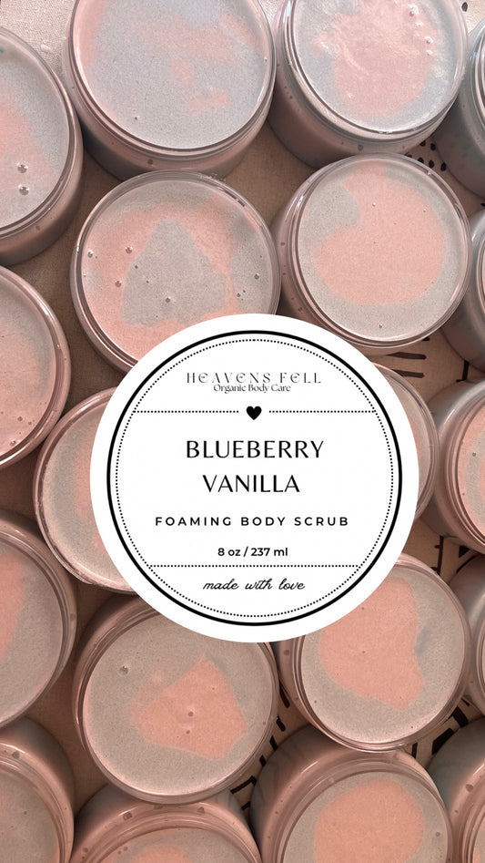 Blueberry Vanilla  Foaming Body Scrub